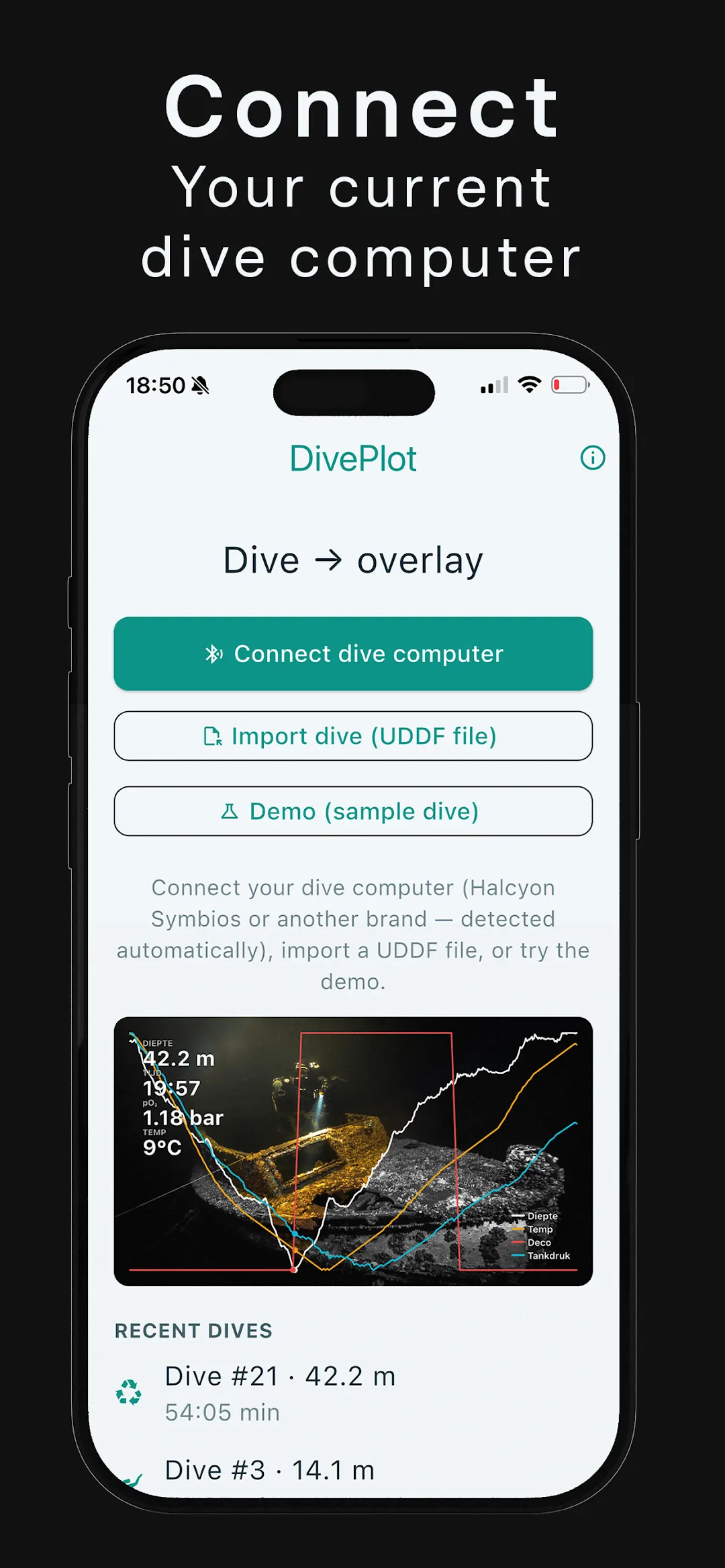DivePlot schermafbeelding 1